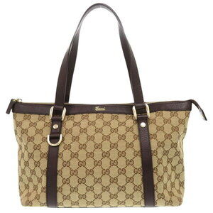 Gucci Abbey GG Canvas Beige Handbag
